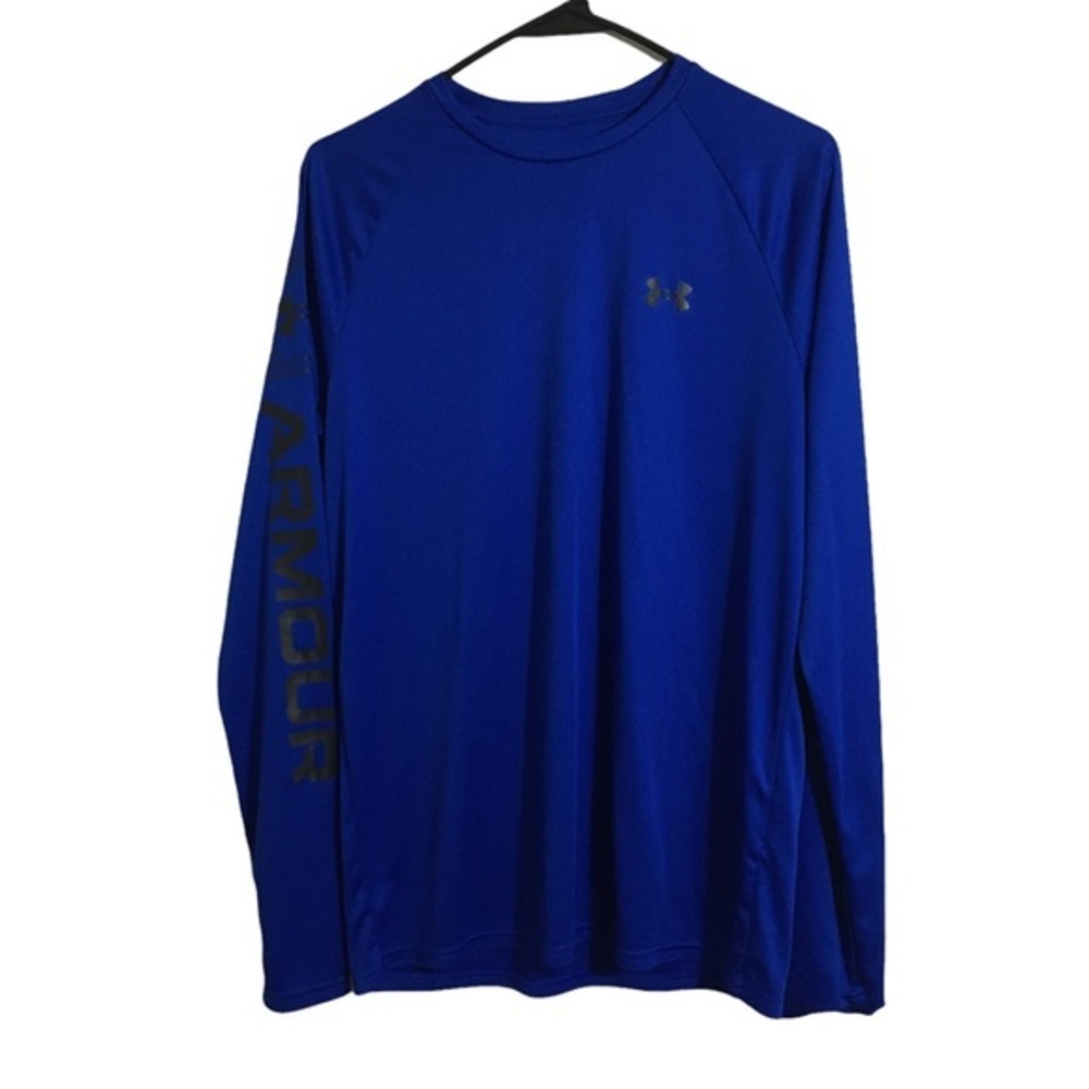 Under Armour Mens Blue Long Sleeve Active Top. Sz Medium